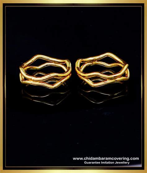 Buy Impon Metti Gold Model Daily Wear Plain Gold Toe Ring
