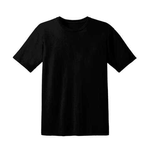 kaos hitam polos depan belakang