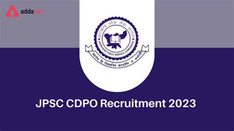 JPSC CDPO Recruitment 2023, Apply Online till 16th August