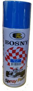 Bosny Spray paint for wall, metal (shade code-21) Blue Spray Paint 400 ...