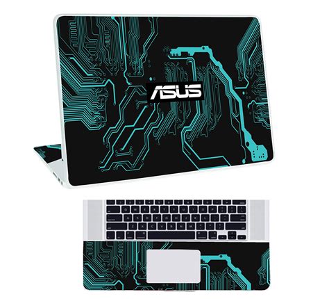 Inkykart Pattern A5 Top+Wrist Pad Vinyl Laptop Skin/Sticker/Cover for ...