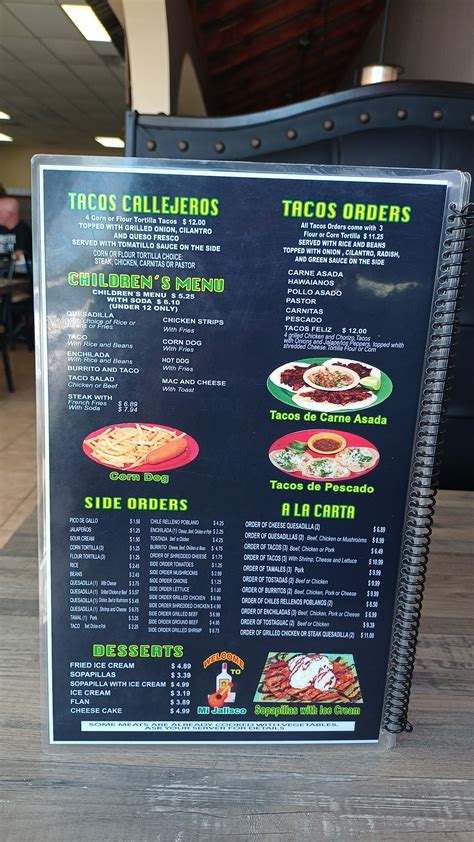 Mi Jalisco, Marshall - Menu, Reviews (21), Photos - Restaurantji