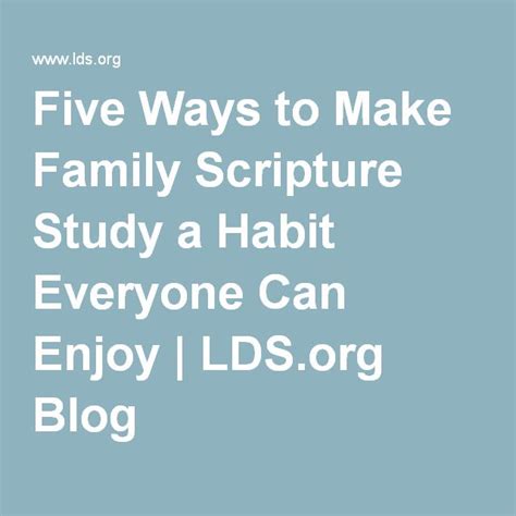 Image result for Family Scripture Study