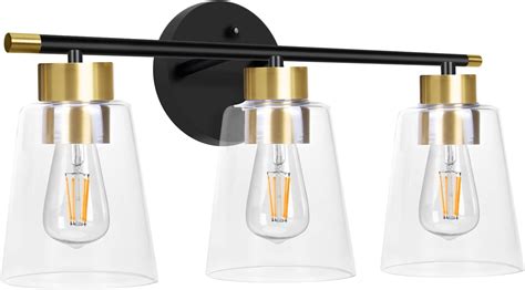 Buy Dexnump Vanity Light Fixture, 3 Light Bathroom Wall Lights with ...