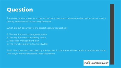 Free PMP Exam Sample Question | PDF