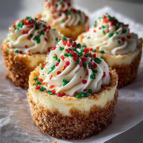 Mini Christmas Cheesecakes: 6 Irresistible Bites of Joy Recipe – delishblend
