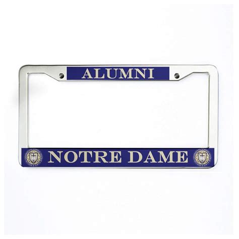 University of Notre Dame Alumni Personalized Your Own Aluminum Car Thin ...