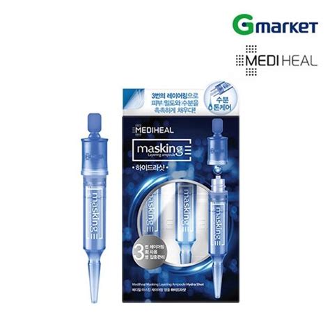 MEDIHEAL Hydra Shot Serum Ampoule Face Mask (UNBOX JAPAN EXCLUSIVE ...