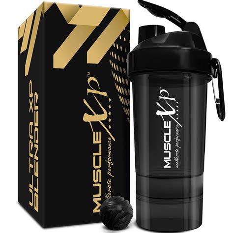 MuscleXP Plastic BPA-Free Material Leakproof Guarantee Gym Shaker Ultra ...