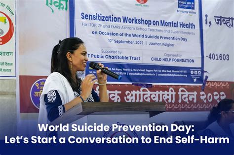 World Suicide Prevention Day: Let’s Start a Conversation to End Self-Harm