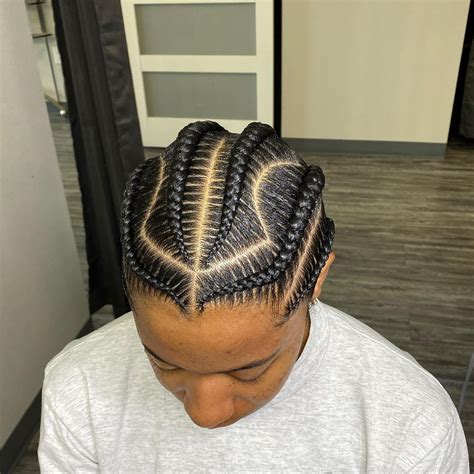 Stitch Braider + Instructor on Instagram: "6 Natural Stitch braids 🔥 📍 ...
