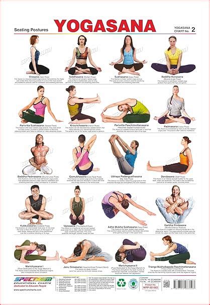 Buy Spectrum Yogasana Chart 2 - Seating Postures 1 Online at Low Prices ...