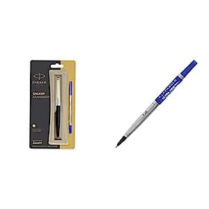 Parker Galaxy Standard Gold Trim Roller Ball Pen - Black & Parker Ultra ...