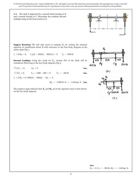 SOLUTION: Hibbeler r c mechanics of materials solution chapter 1 probs ...