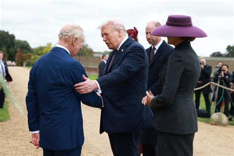 King and Queen to exchange gifts with Donald and Melania Trump on ...