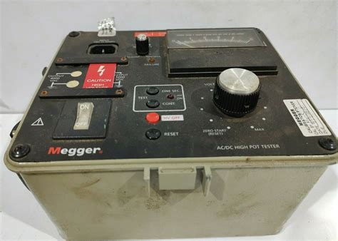Megger 230425 AC/DC High-Pot Tester – S N Marine