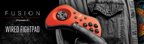 PowerA FUSION Wired FightPad Gaming Controller for Nintendo Switch, Red ...