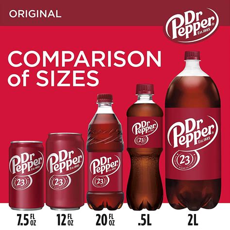 Dr Pepper Soda 12 fl oz Cans 12 Pack - Original Refreshing Beverage ...