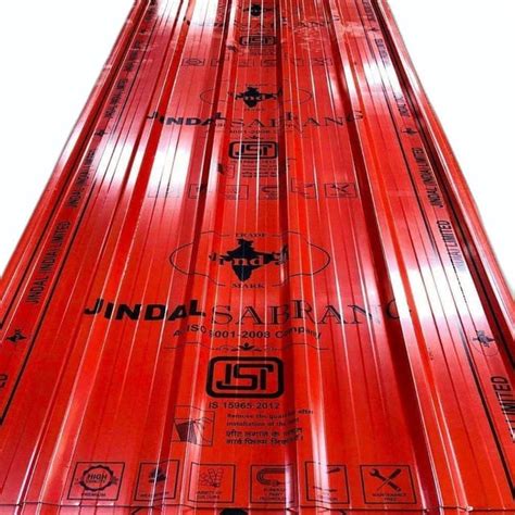 Colour Coated Roofing sheets BRICKRED Colour | Arcslot