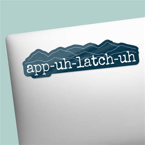 App Uh Latch Uh Sticker - Funny Appalachia Sticker for Hydroflask Water ...