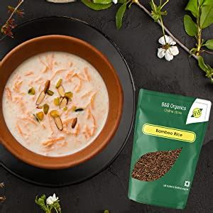 B&B Organics Bamboo Rice (15kg), Nutrient and Fibre Rich/Moongil Arisi ...