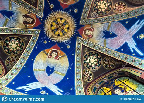 Murals in the Ukrainian Greek Catholic Church of the Sacred Heart in ...