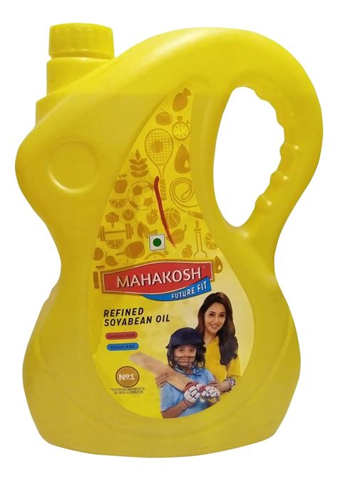 Mahakosh Future Fit Cooking Oil - Refined Soyabean, 5L Can : Amazon.in ...