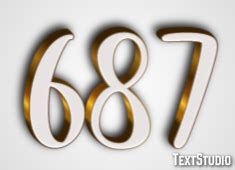 Image result for 687 Text Effect
