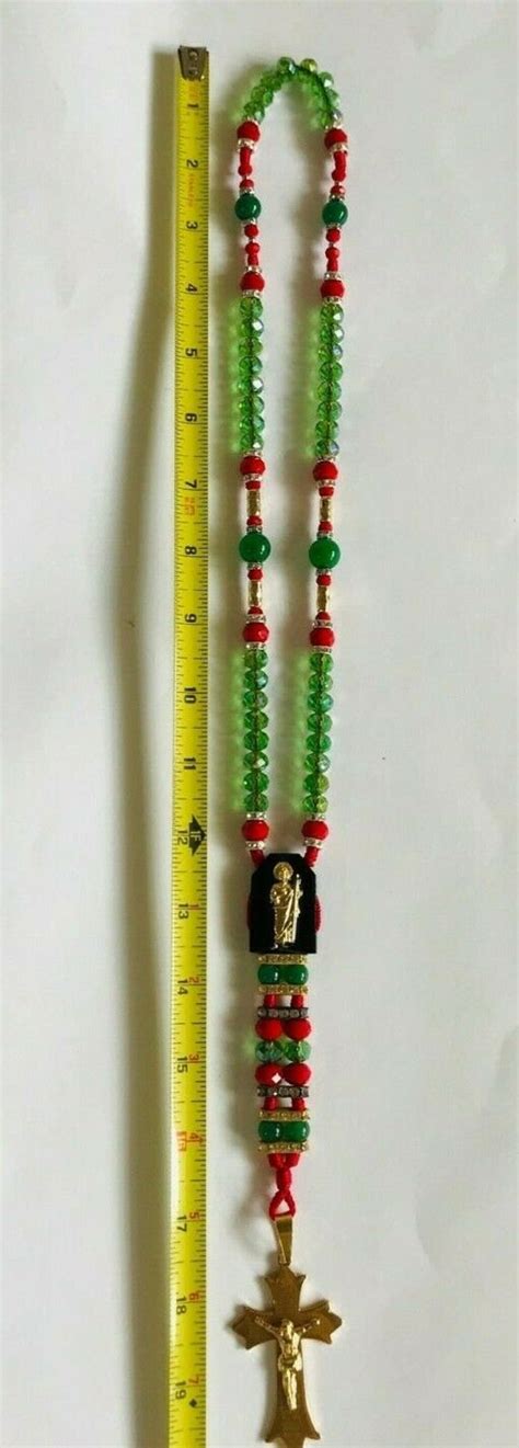 Rosario San Judas Tadeo Con Sagrado Corazón De Jesus GN/RD | Etsy