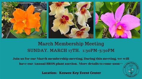 March Membership Meeting, Keowee Key Event Center, Salem, 17 March 2024 ...