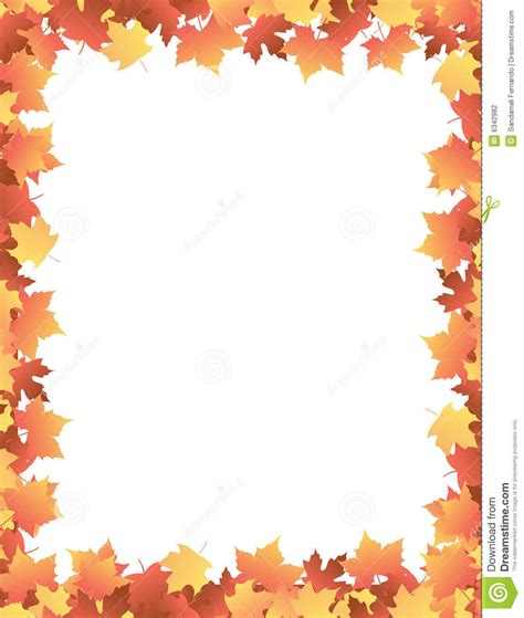 Free Printable Fall Leaf Borders