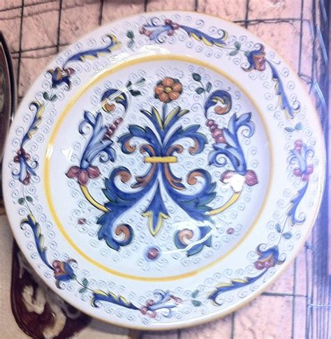 LICATA - SOLE E LUNA - Prodotto Artigianale In Ceramica Siciliana Dipinto A Mano Vari Colori - 2