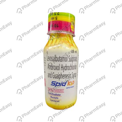 Spid Kid Bottle Of 60ml Expectorant: Uses, Side Effects, Price & Dosage ...