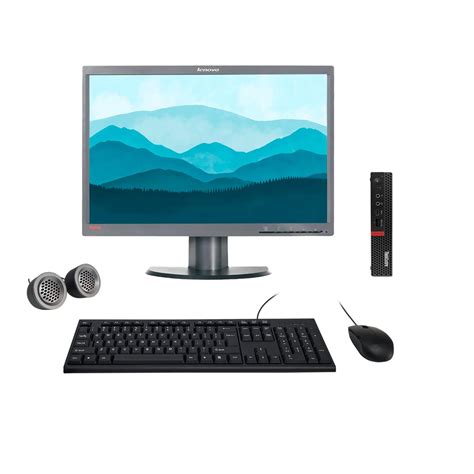 Lenovo ThinkCentre M710q All-in-One Desktop Computer Set | Intel i5-8t