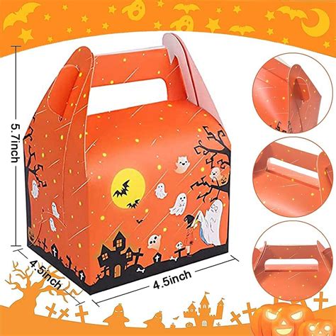 Buy MINILIFE 24 Pcs Halloween Favor Candy Boxes, Trick Or Treat Favors ...