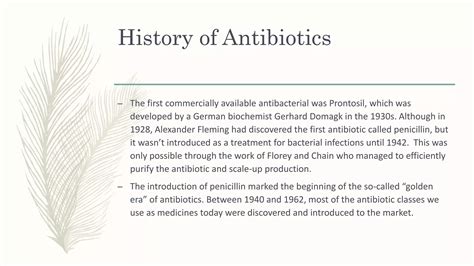 The effects of antibiotics | PPTX