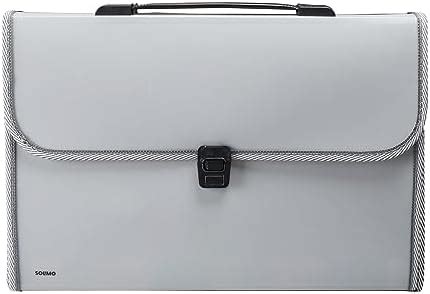 Solimo Expanding File Folder with 13 Pockets, Handle, and Buckle ...