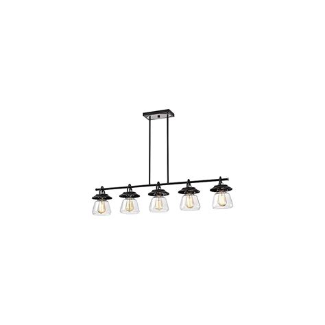 Buy EDVIVI Linear Kitchen Island Chandelier, 5 Lights Modern Farmhouse ...