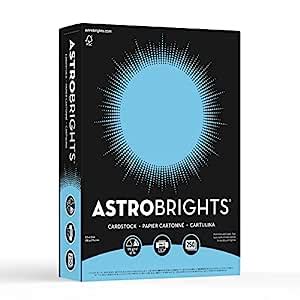 Neenah Astrobrights Premium Color Cardstock, 65 lb, 8.5 x 11 Inches ...