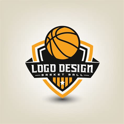 basketball logo design 10905673 Vector Art at Vecteezy