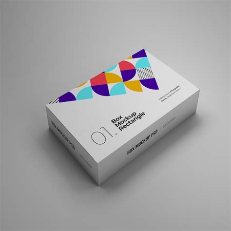 Rectangle box mockup | Premium PSD