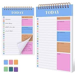 Daily Planner 7.8 x 5.2 inches 1 Pack : Amazon.in: Office Products