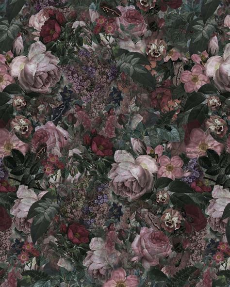 Download Captivating Dark Floral Background | Wallpapers.com