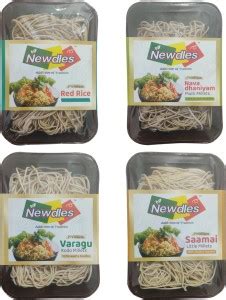 Newdles Combo 4 Pack of Premium RedRice, NavaDhaniyam, Varagu, Saamai ...