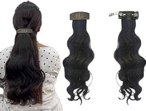 Nandita ponytail Barrette clip hair extension readymade for women girl ...