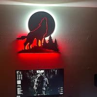 Buy Mountain Wall Art Light Up, Mountain Wall Art With Light, Mountain ...