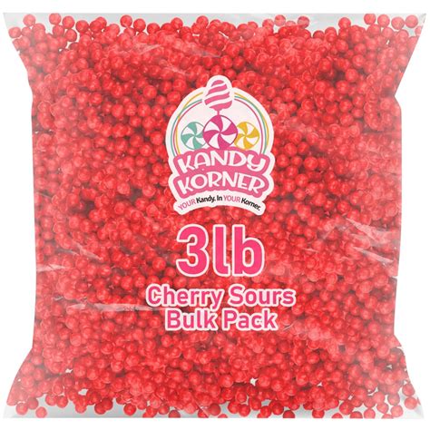 Buy Red Cherry Sours – Chewy Candy Balls for Kids or Adults – Candy ...