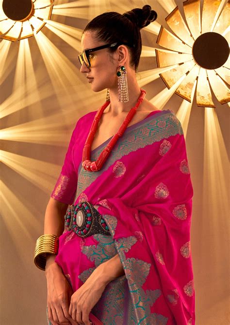 Pure Banarasi Soft Silk Red Saree Online Shopping India Best Price – Sunasa