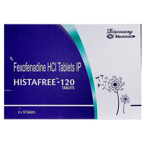 Histafree-120 Tablet 10's Price, Uses, Side Effects, Composition ...