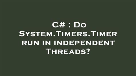 Image result for C# System.timers.timer
